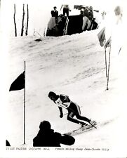 LD332 1968 Original Photo FRENCH SKIING CHAMPION JEAN-CLAUDE KILLY OLYMPICS picture