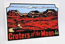 Craters of the Moon Idaho Vintage Style Travel Decal / Vinyl Sticker picture