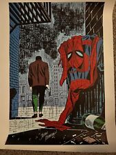 SPIDER-MAN NO MORE Giclee CANVAS #7/50 Hand Signed by JOHN ROMITA NO COA picture