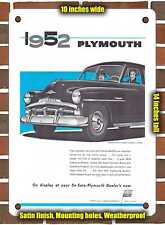 METAL SIGN - 1952 Plymouth Cranbrook - 10x14 Inches picture