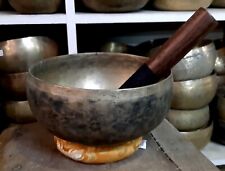 Antique Collected Singing Bowl-Tibetan Handmade Bowl-Himalayan Yoga Singing Bowl picture