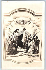 St. Walburg Saskatchewan Canada Postcard Religious Art c1910 RPPC Photo picture