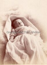 Post-Mortem Baby Poignant Antique CDV Photo Darlington England Backstamp picture