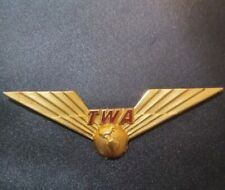 Vintage TWA Pilot Wings 1/20 10k GF Mfg by Blackington c-1958-9 picture