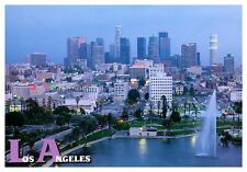 Evening Skies City West Coast Los Angeles LA California CA Chrome Postcard UNP picture