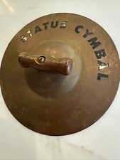 Vintage Novelty ‘Status Cymbal’ Decoration - Funny Musician Gift - 7” picture