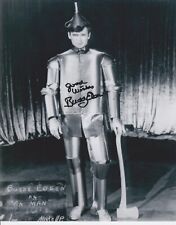 BUDDY EBSEN AS THE TIN MAN FROM THE WIZARD OF OZ  2 SIGNED PHOTOS picture