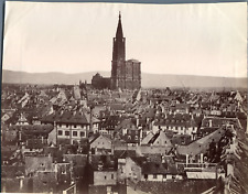 France, Strasbourg, Vintage Albumen Print General View  Albumin Print   picture