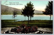 Vintage Postcard NY Glens Falls House Lake Morey View From Porch -6236 picture