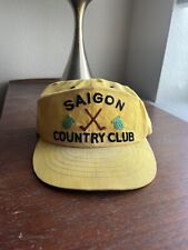 Vintage Vietnam Saigon Country Club Souvenir Hat 1960s Grenade Jacket War Vtg picture
