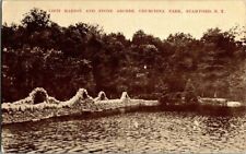 1910. STAMFORD, NY. LOCH MARION, STONE ARCHES. CHURCHILL PARK. POSTCARD SL19 picture
