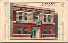 1942 Hot Springs National Park, Ark. Postcard ALHAMBRA BATH HOUSE Street View picture