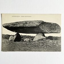 Dolmen des Marchands (Megalith) ~ LOCMARIAQUER FRANCE 1913 Postcard picture