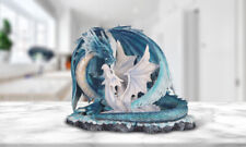Dragon with White Baby Dragon Statue 7