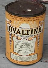 Large C.1940 Ovaltine hospital size Wander Company Chicago nice can picture