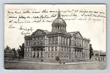 Huntington IN-Indiana, Court House, Antique, Vintage c1907 Postcard picture