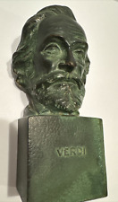 Rare Vintage Guiseppe Verdi Bust Bronze 6