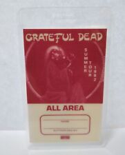 Grateful Dead Backstage Pass Original 1982 Skeleton Fiddler Plastic Laminated picture
