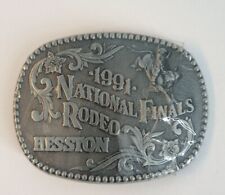 Vtg 1991 Hesston National Finals Rodeo Sealed New. By Awards Design Medals  picture