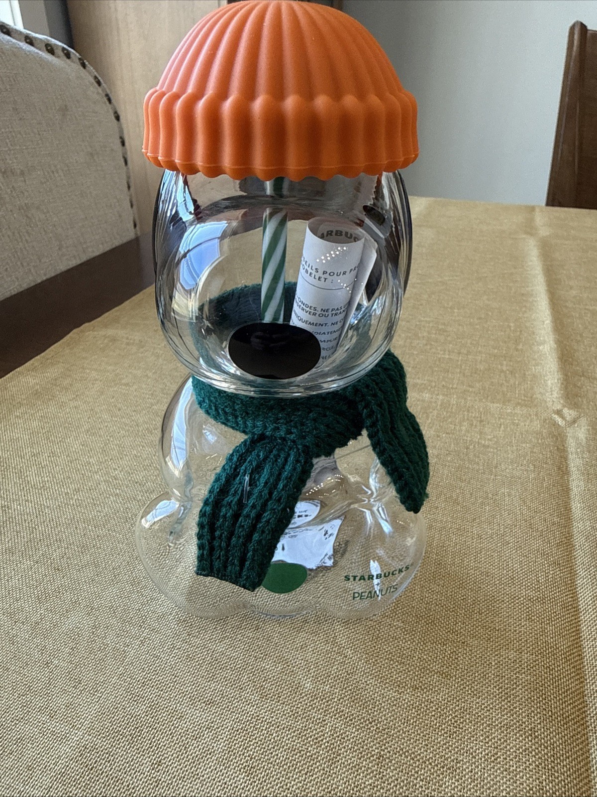 Special Edition Starbucks x Peanuts Snoopy Glass Cup Fall 2026 - Just released