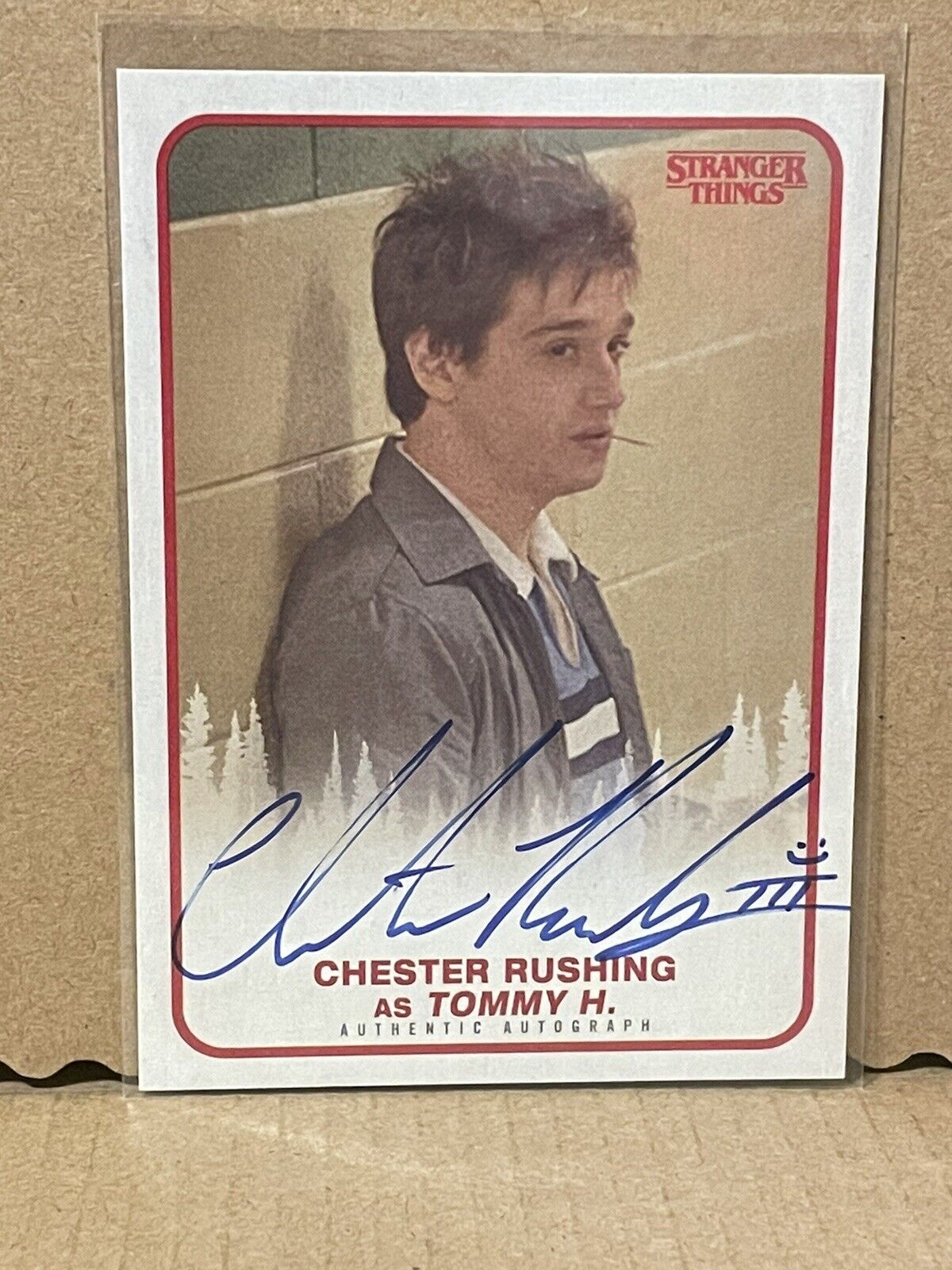 2018 Topps Stranger Things Auto Chester as Rushing Tommy H #A-TH Auto 