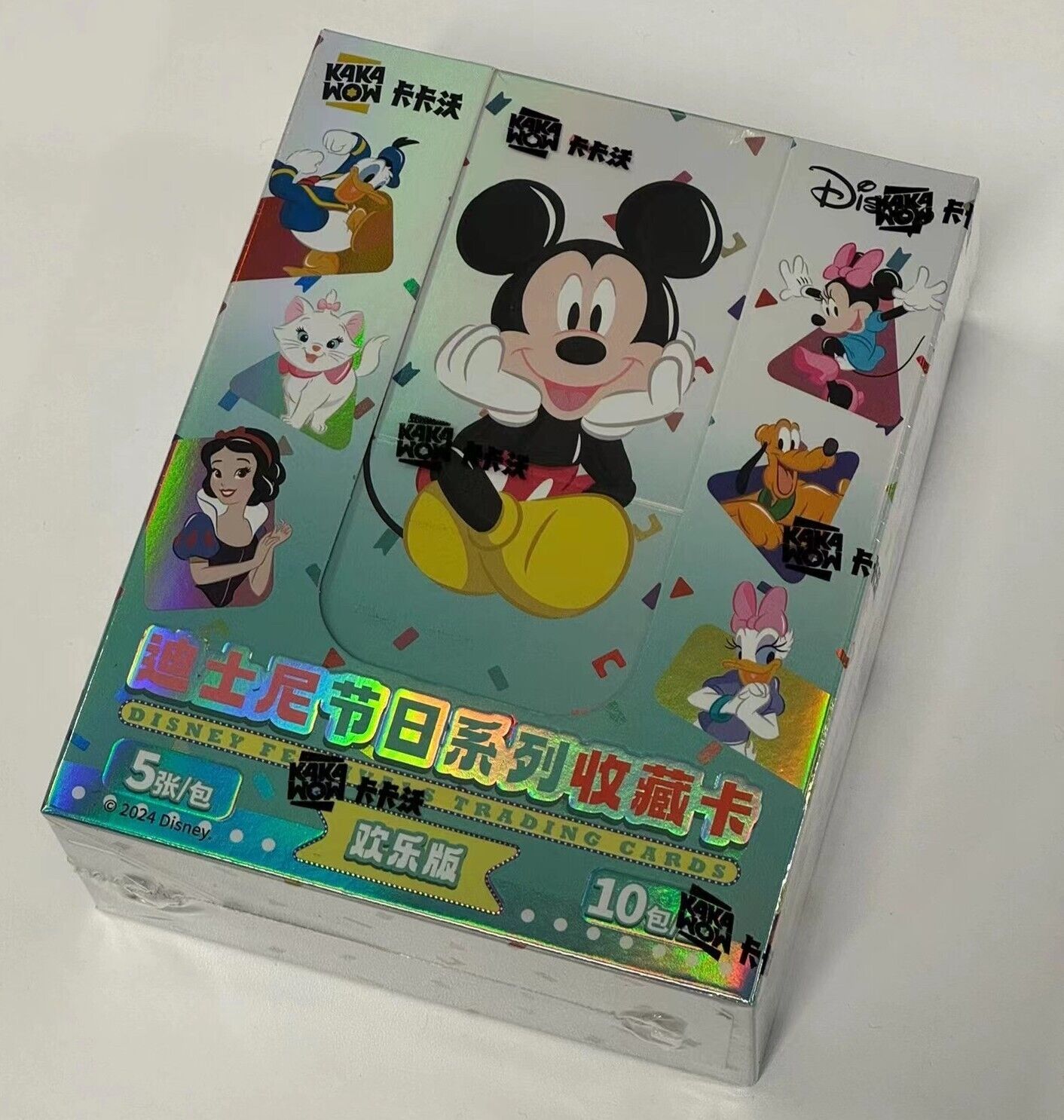 Kakawow 2024 Disney Mickey Joy Edition Festivals Trading Card Booster Box Sealed