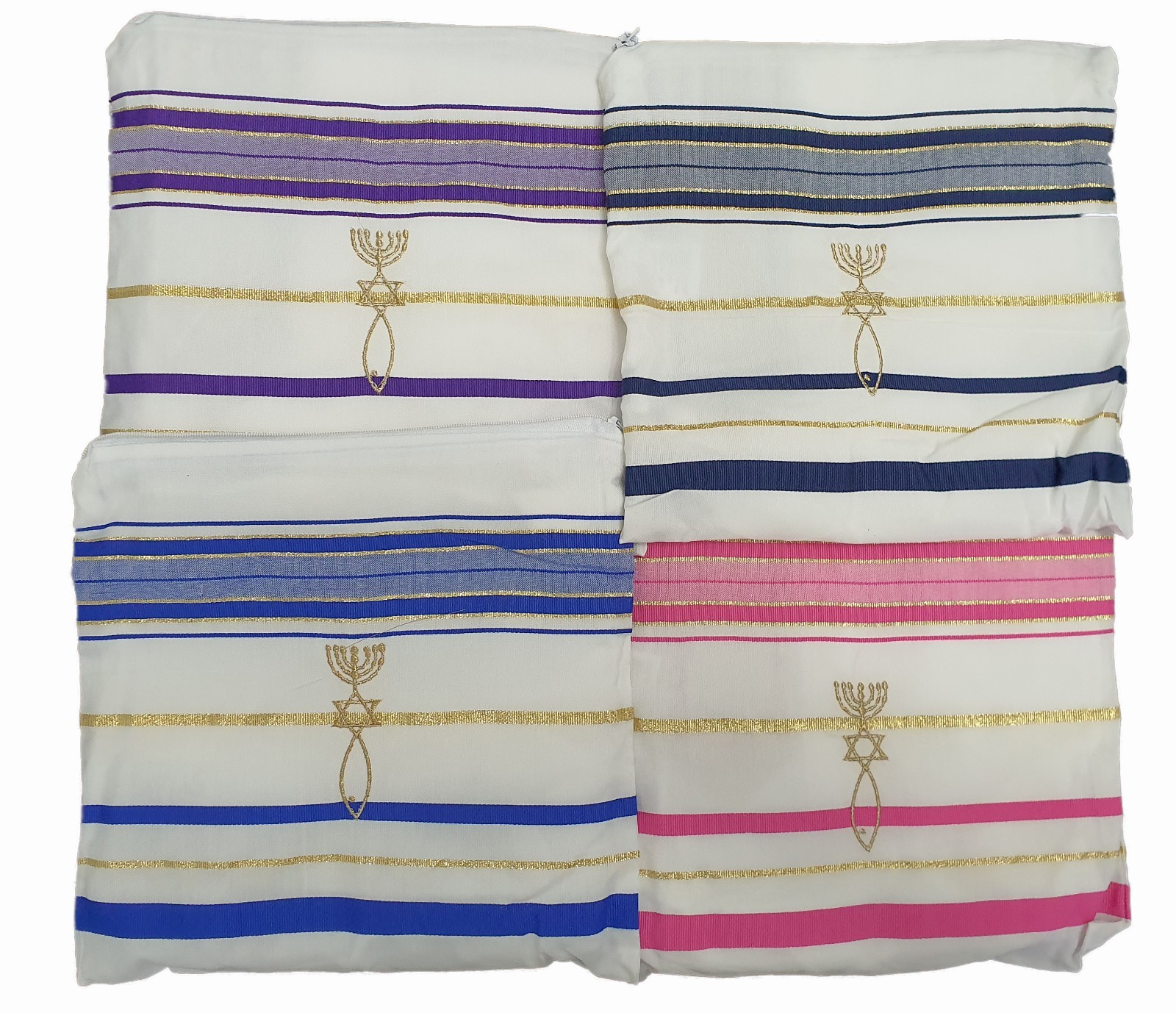 Set of 4 Messianic Tallits 22