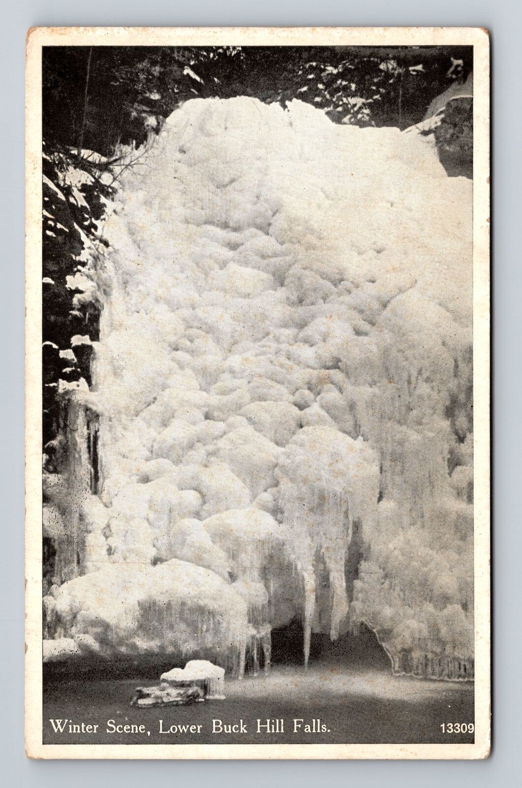 Buck Hill Falls PA- Pennsylvania, Winter Scene, Antique, Vintage Postcard