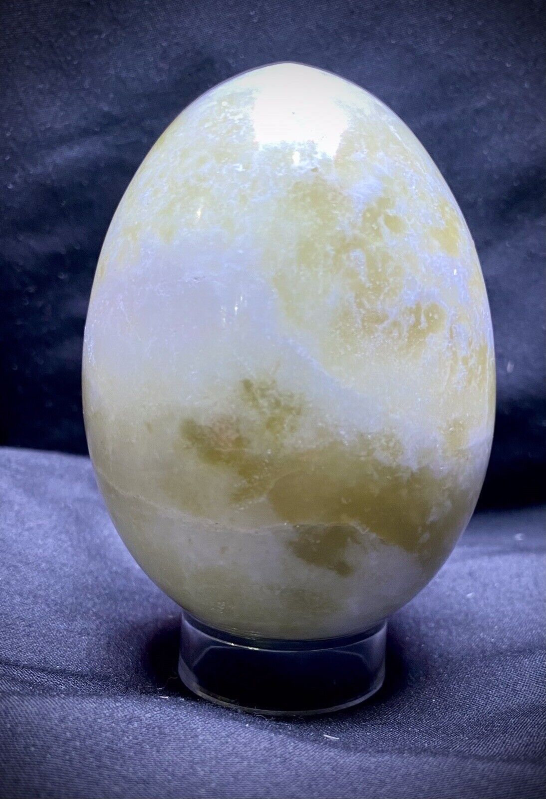 Large Lemon Jade Egg 354 Grams