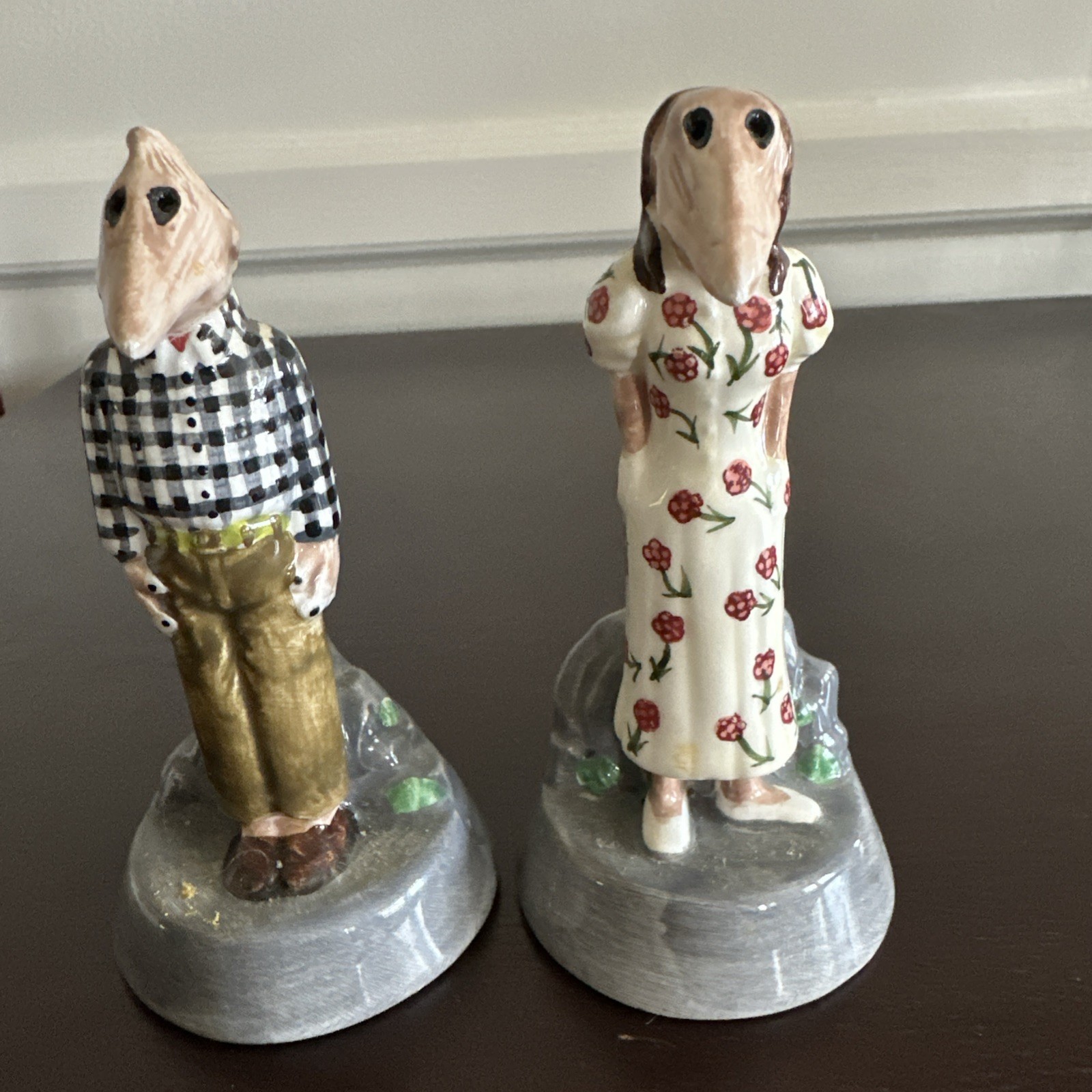 RARE 2001 Beetlejuice Couple Salt & Pepper Shakers Stretch Face Barbara & Adam RARE 2001 Beetlejuice Couple Salt & Pepper Shakers Stretch Face Barbara & Adam