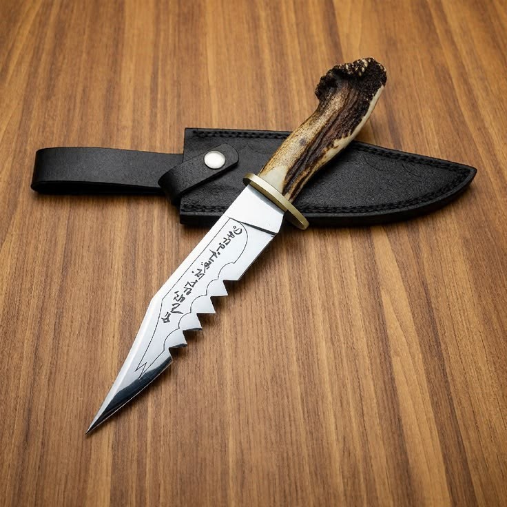 CUSTOM HANDMADE Famous Supernatural Ruby's Demon Killing Replica Knife w/sheath