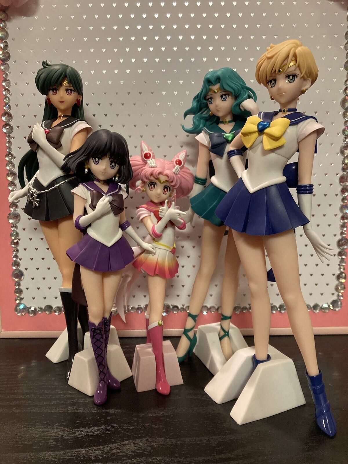 Sailor Moon Eternal Glitter & Glamour Anime Figure Set Of 5 -Outer Scouts