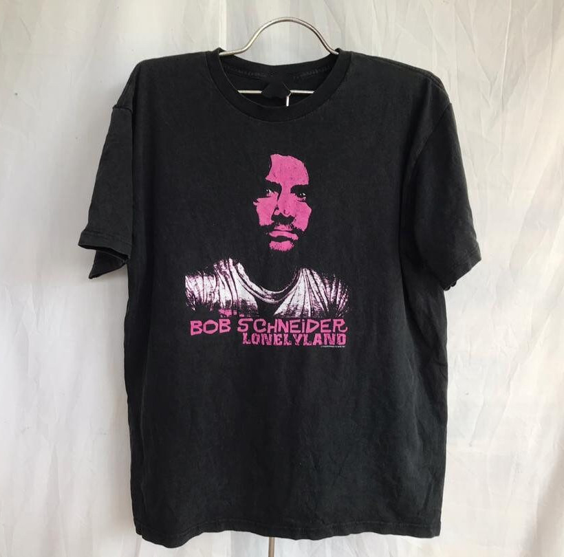 Bob Schneider Lonelyland Musian Shirt Black Cotton Unisex S-5XL 1R410