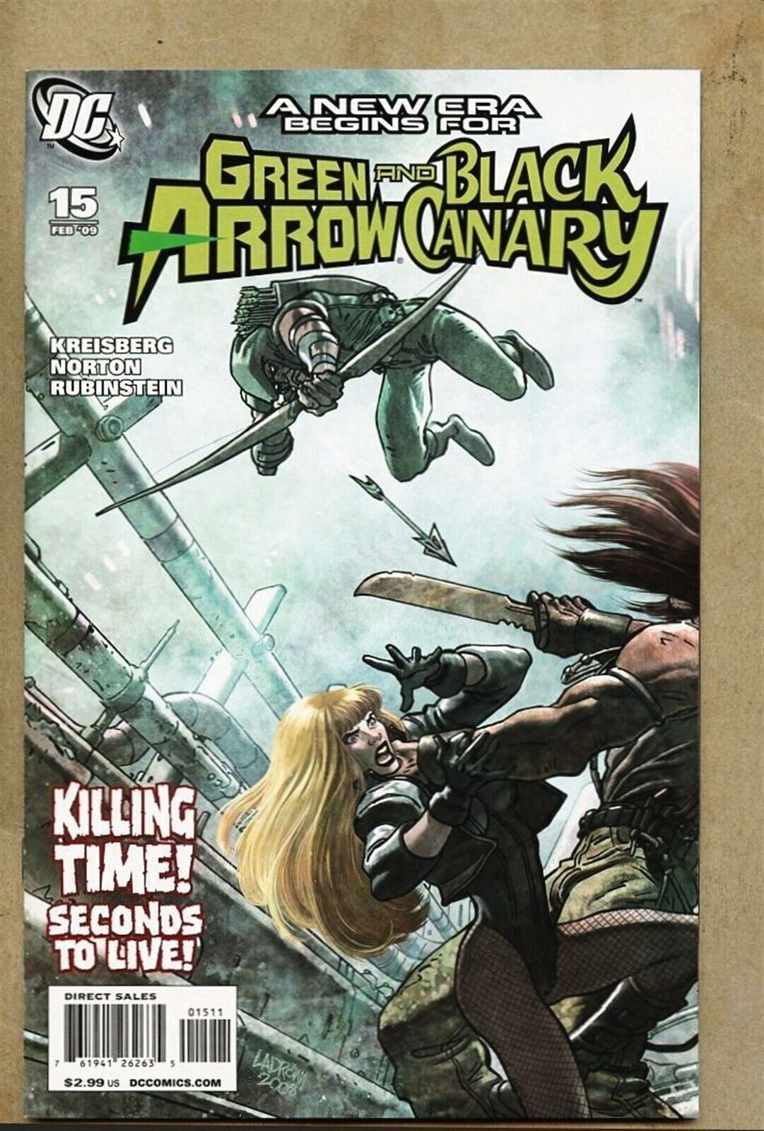 Green Arrow / Black Canary #15-2009 nm 9.4 DC 1st Dregz 1st Cupid 1st Discord Ma