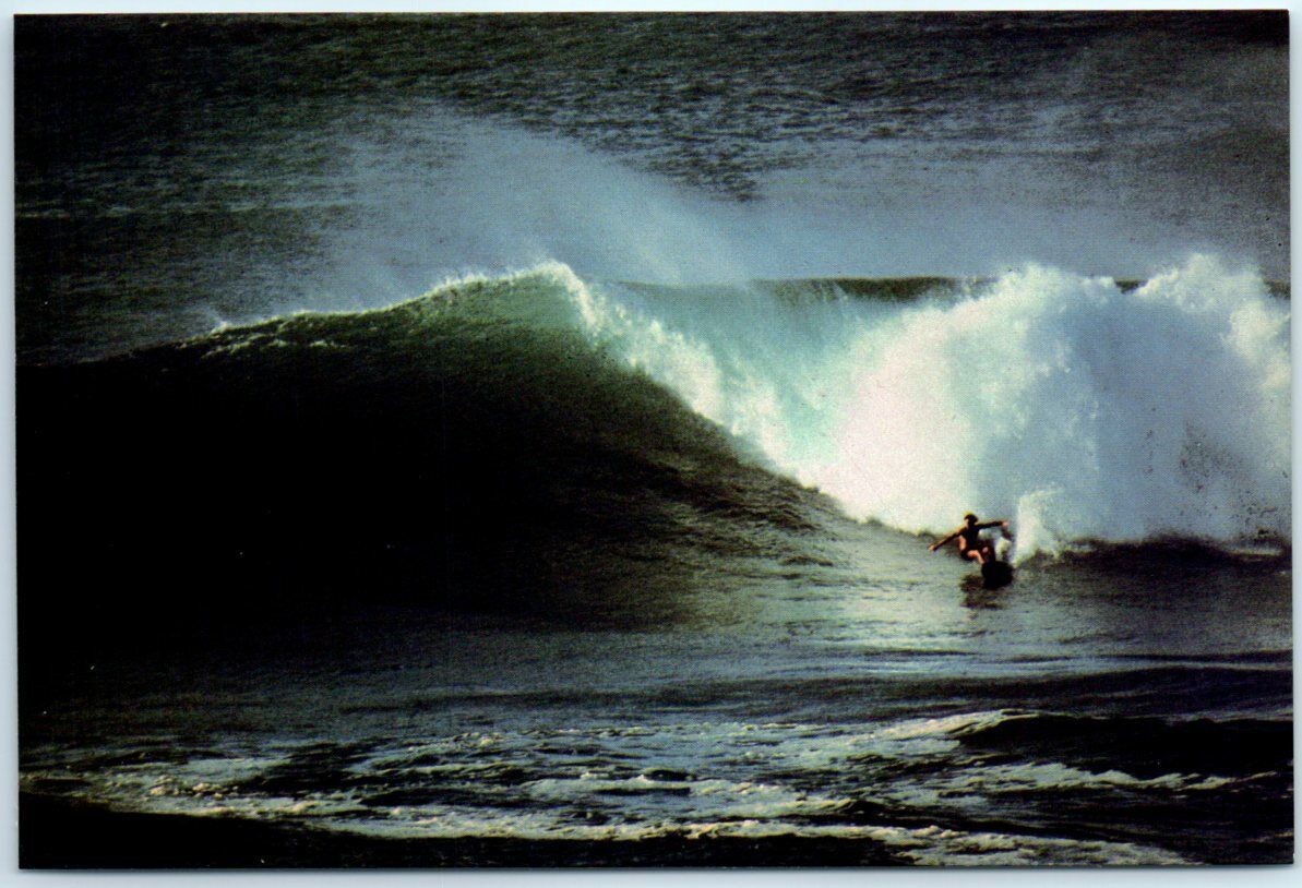 Postcard - Surf Board Riding on the Gold Coast, Australia