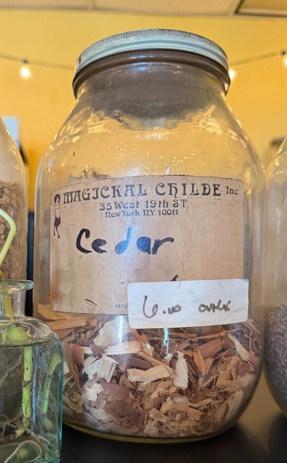 Cedar - Original Jars from the Magickal Childe Shoppe NYC