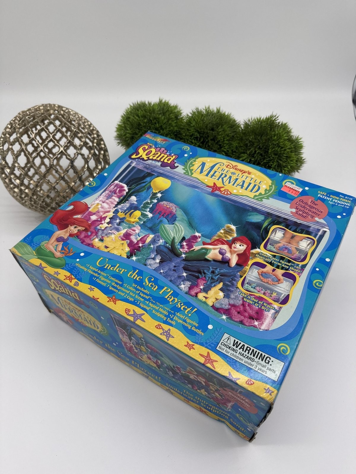 Disney Little Mermaid Under the Sea Playset RoseArt SQand Sculpting Sand Box Disney Little Mermaid Under the Sea Playset RoseArt SQand Sculpting Sand Box