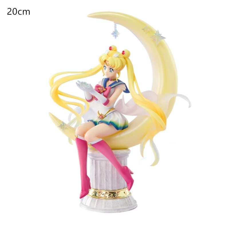 Sailor Moon Jupiter Venus Usagi Figure PVC Anime Collectible Statue Toy