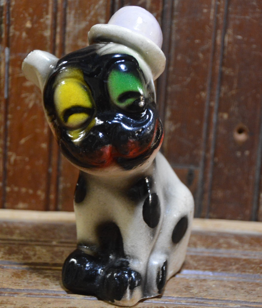 BONZO THE DOG CHALKWARE VINTAGE 1930s CARNIVAL PRIZE FIGURE 7\