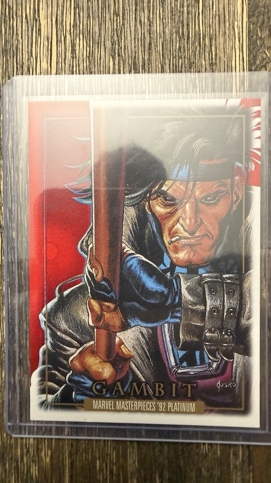 Gambit -2024 Upper Deck Marvel Masterpieces '92 #69 Precious Metal Gems Red /100 Gambit -2024 Upper Deck Marvel Masterpieces '92 #69 Precious Metal Gems Red /100