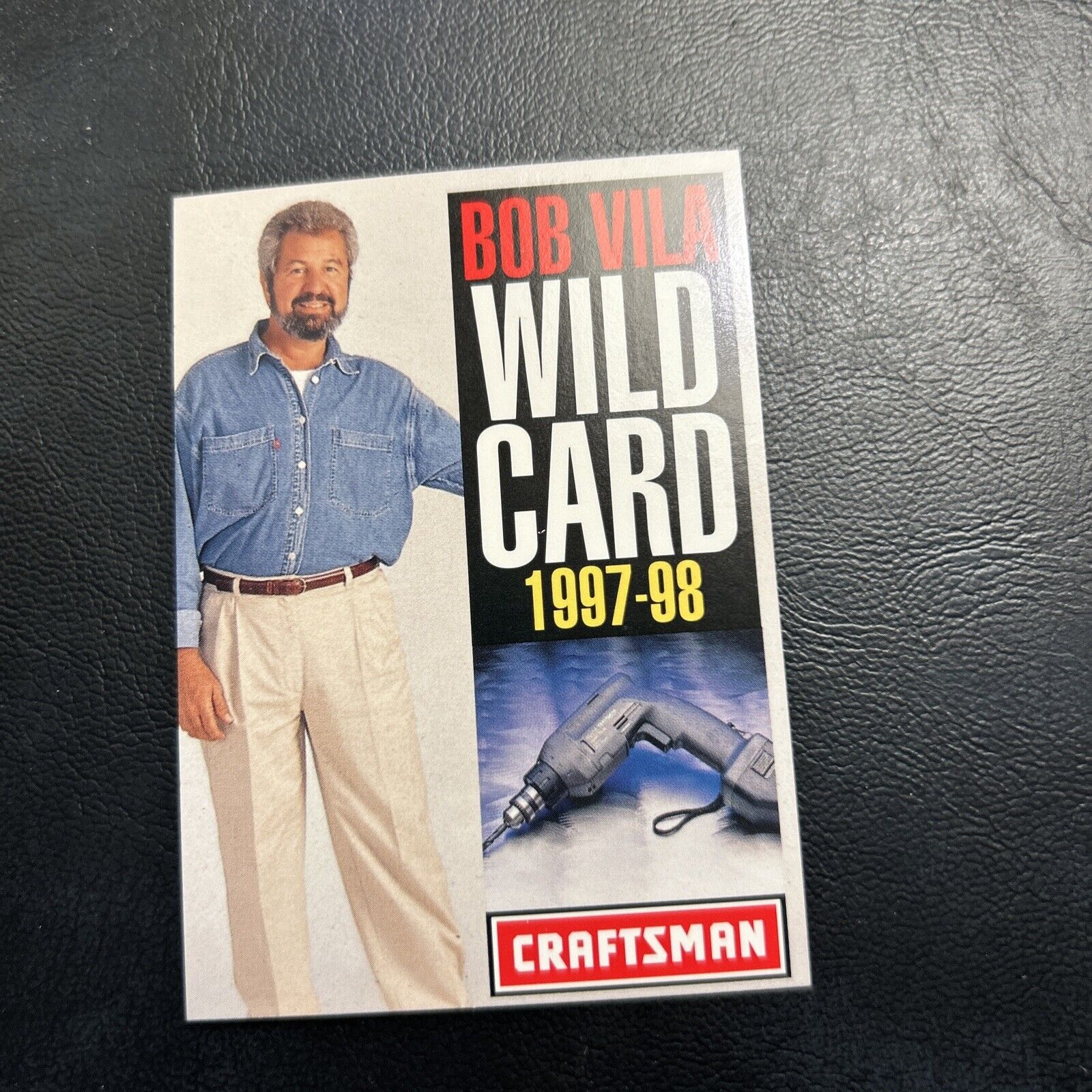 Jb98a Sears Roebuck Craftsman 1997/98 Wild Card Bob Villa Vila 20% Off Coupon