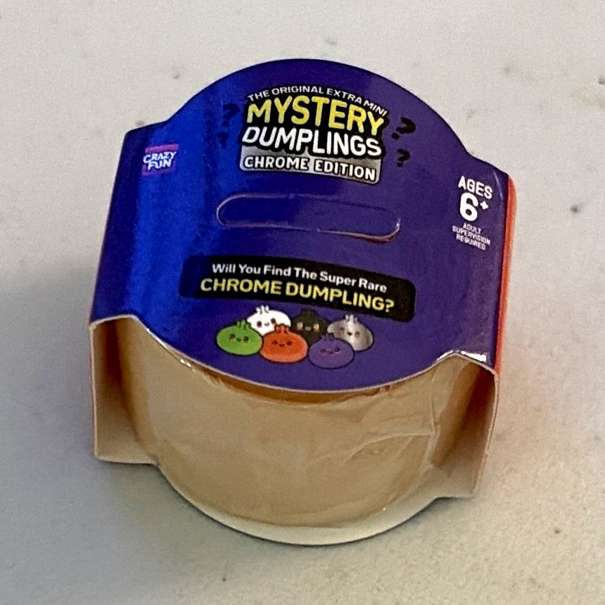 Crazy Fun Mystery Dumplings Chrome Edition Sealed Blind Pack Collectible 6+ Crazy Fun Mystery Dumplings Chrome Edition Sealed Blind Pack Collectible 6+