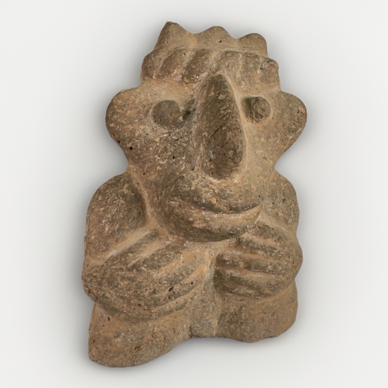 Pre Columbian Stone Human Effigy Idol Cuyutecos Aztec Olmec Artifact Jalisco