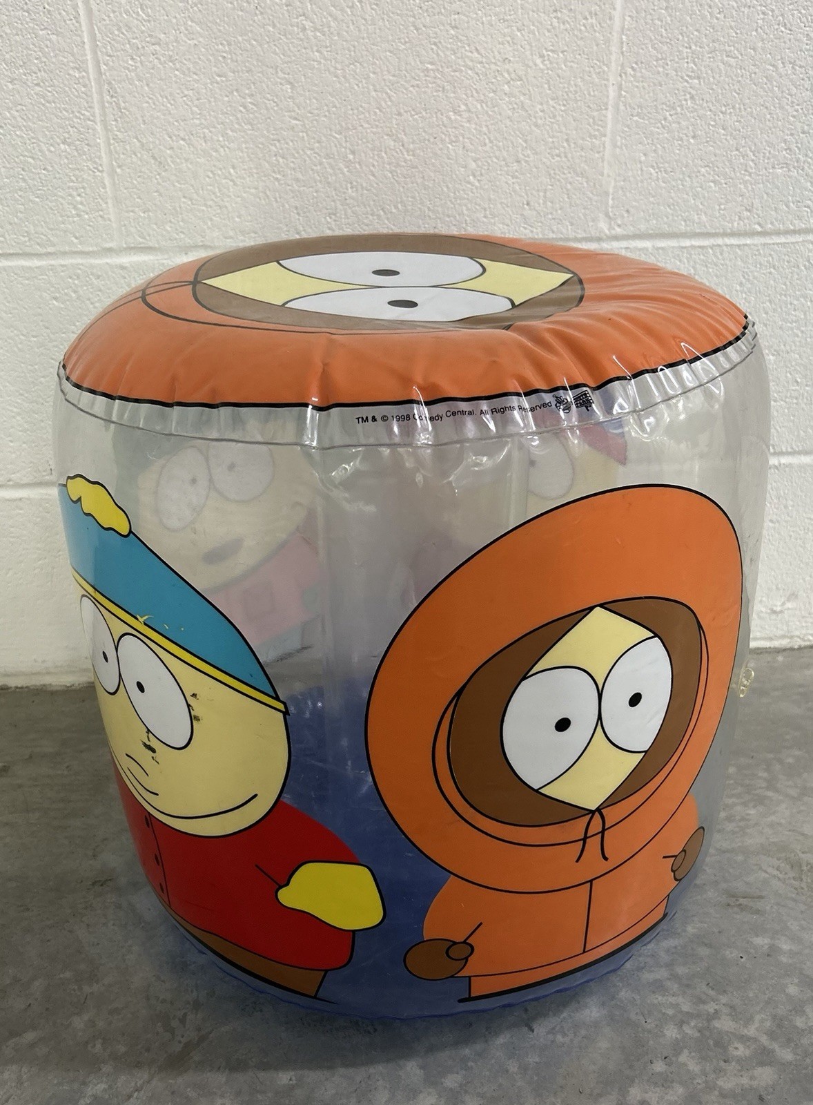 Vintage 1998 South Park Inflatable Rare Chef Head Topper Ottoman Cartman Kenny Vintage 1998 South Park Inflatable Rare Chef Head Topper Ottoman Cartman Kenny