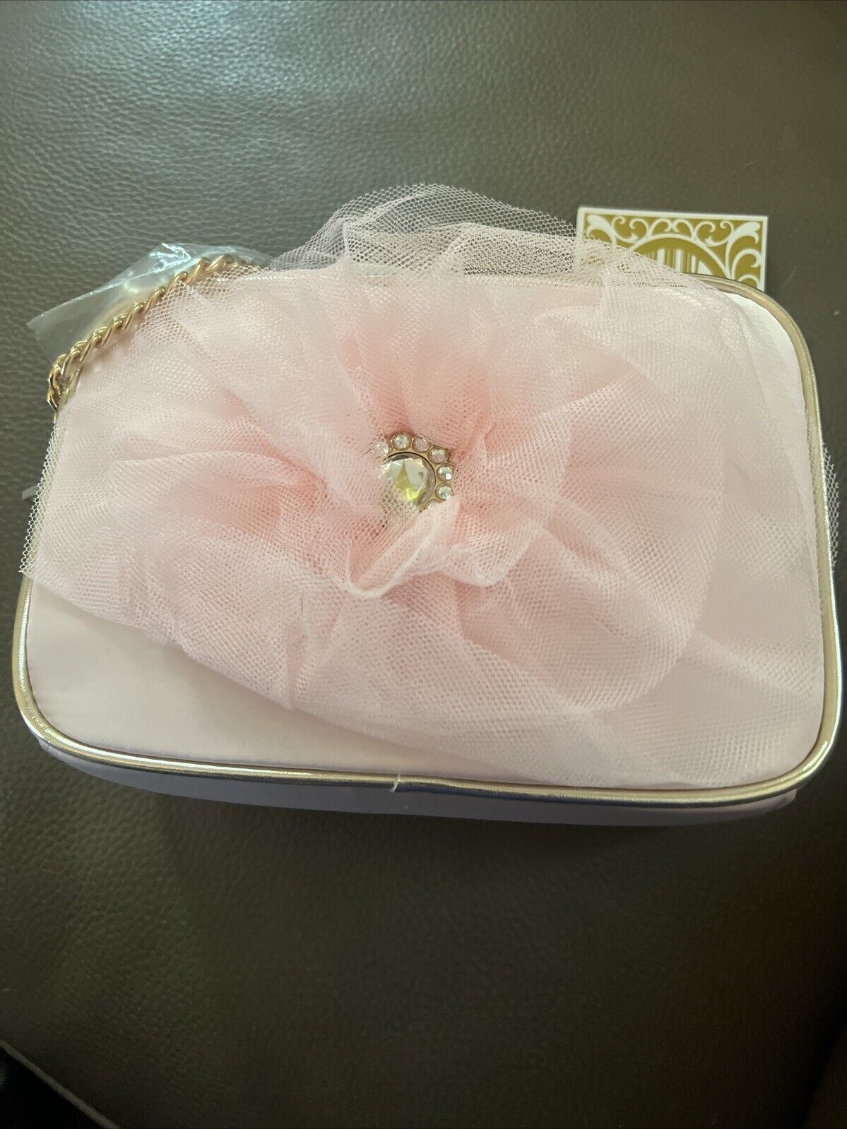 Disney Parks Pink  Rosette Disney Princess Crossbody Bag
