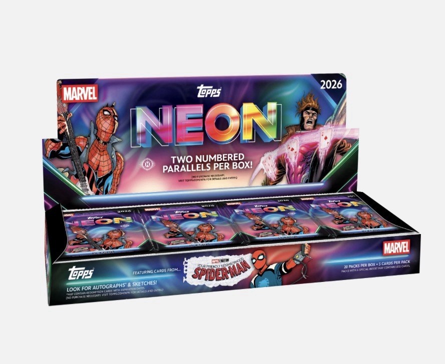 2026 Topps Neon Marvel - Hobby Box New Presale Ships Within 30 Days 2026 Topps Neon Marvel - Hobby Box New Presale Ships Within 30 Days