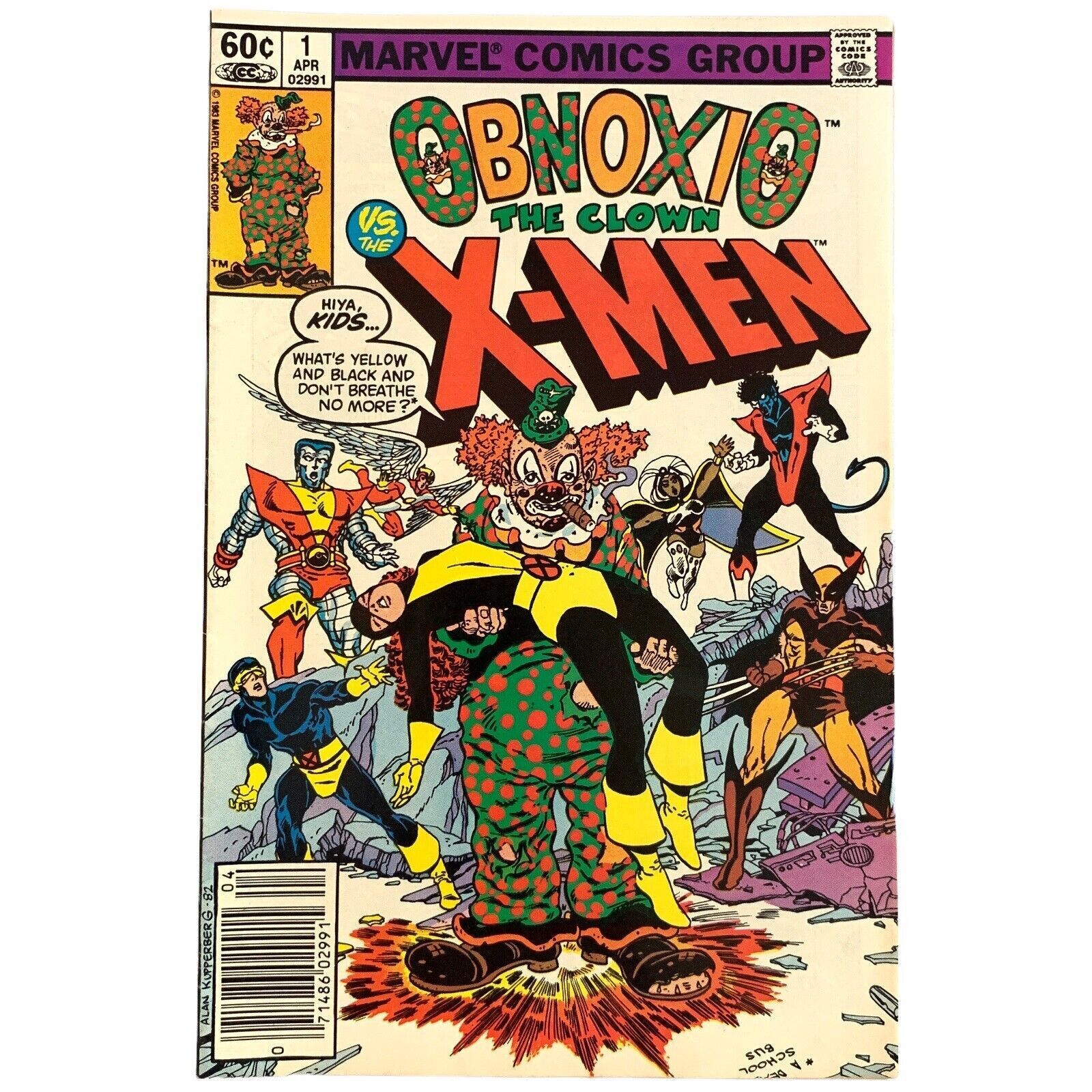 Obnoxio The Clown #1 (1983) Comic Book Marvel Comics