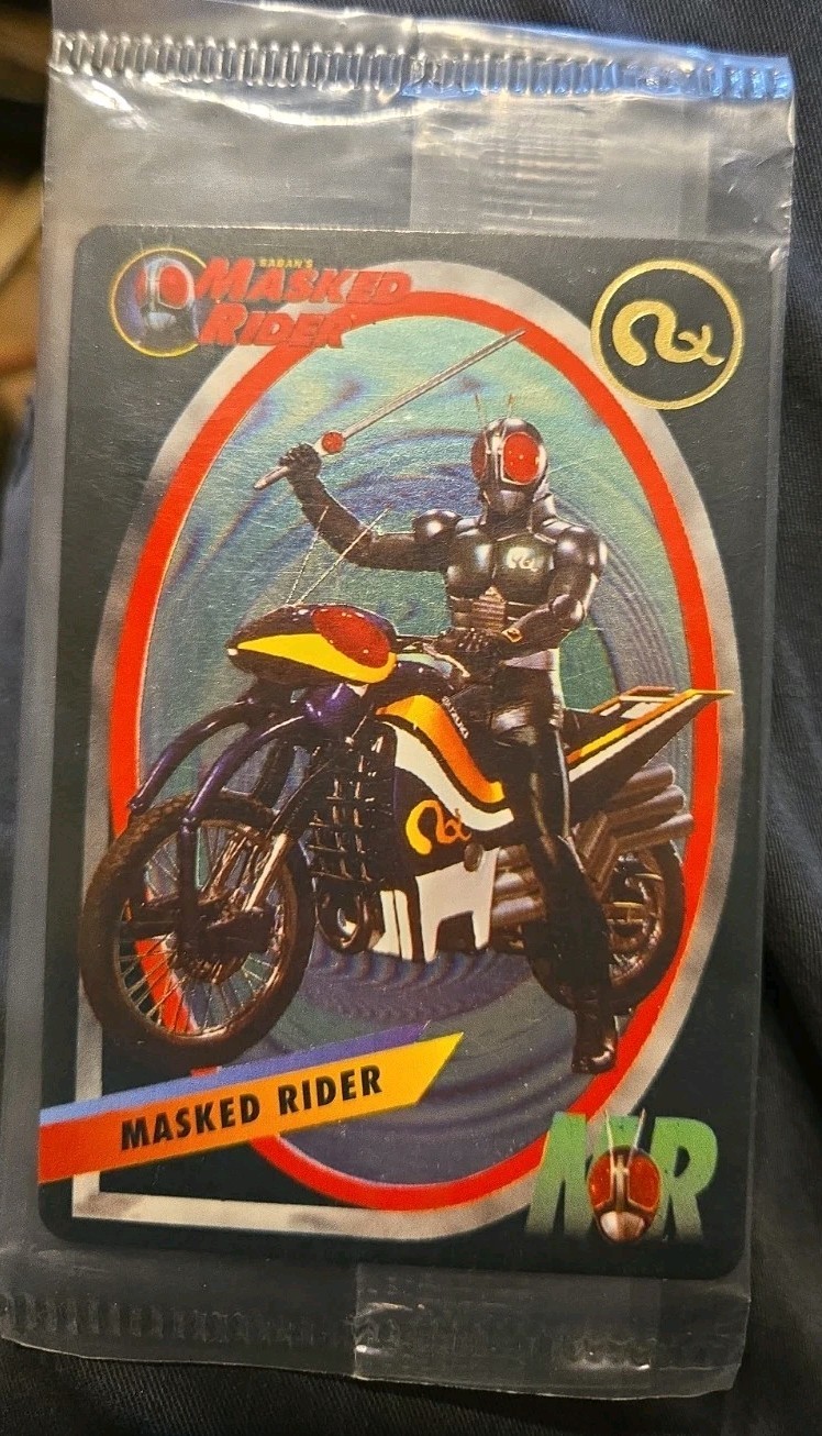 CARDZILLION MASKED RIDER - RARE VINTAGE VENDING MACHINE CARD Sealed CARDZILLION MASKED RIDER - RARE VINTAGE VENDING MACHINE CARD Sealed