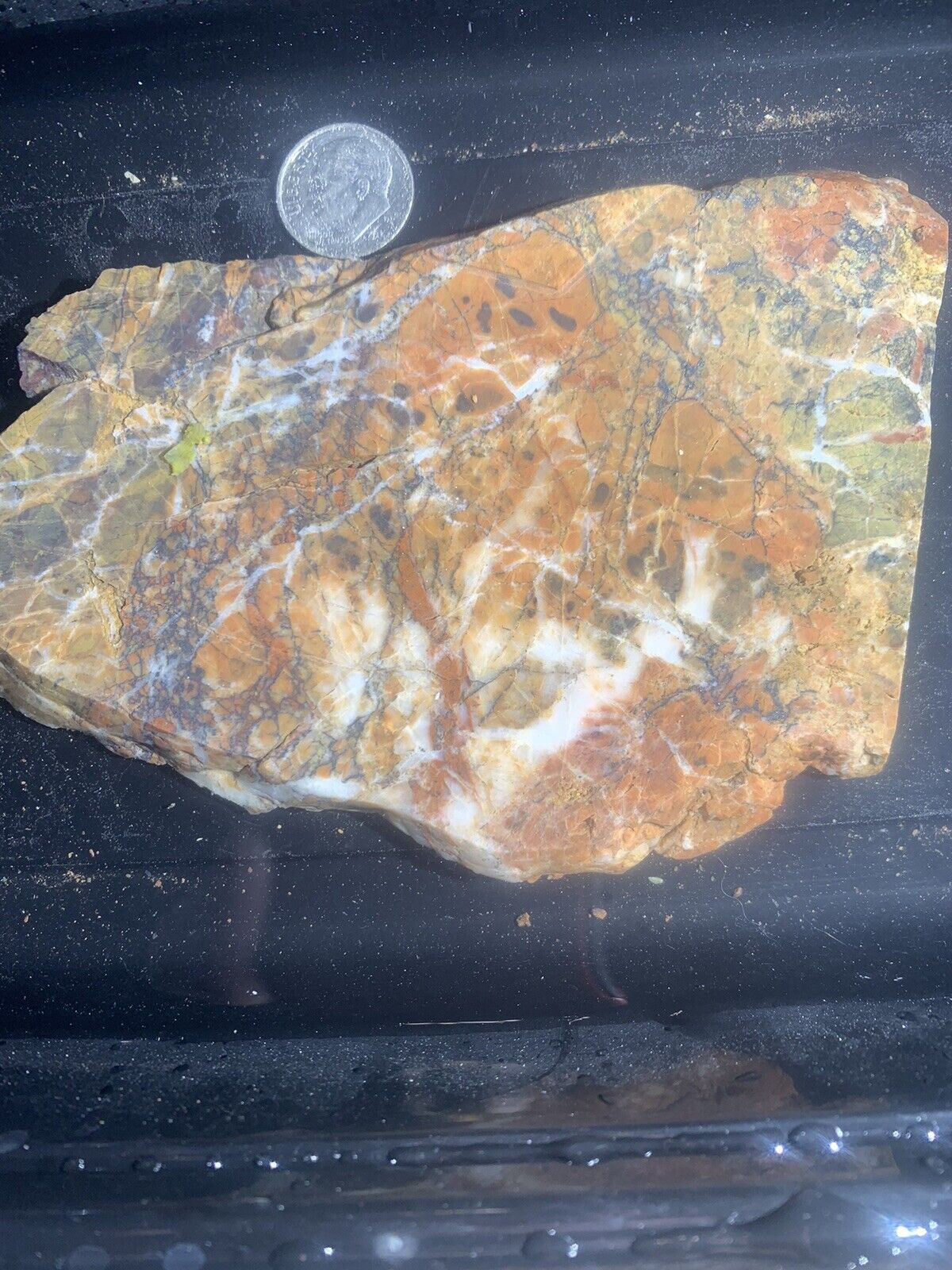 Agate J asper slab From Morgan Hill  Poppy Jasper Formation, Grandpa’s Old Stock