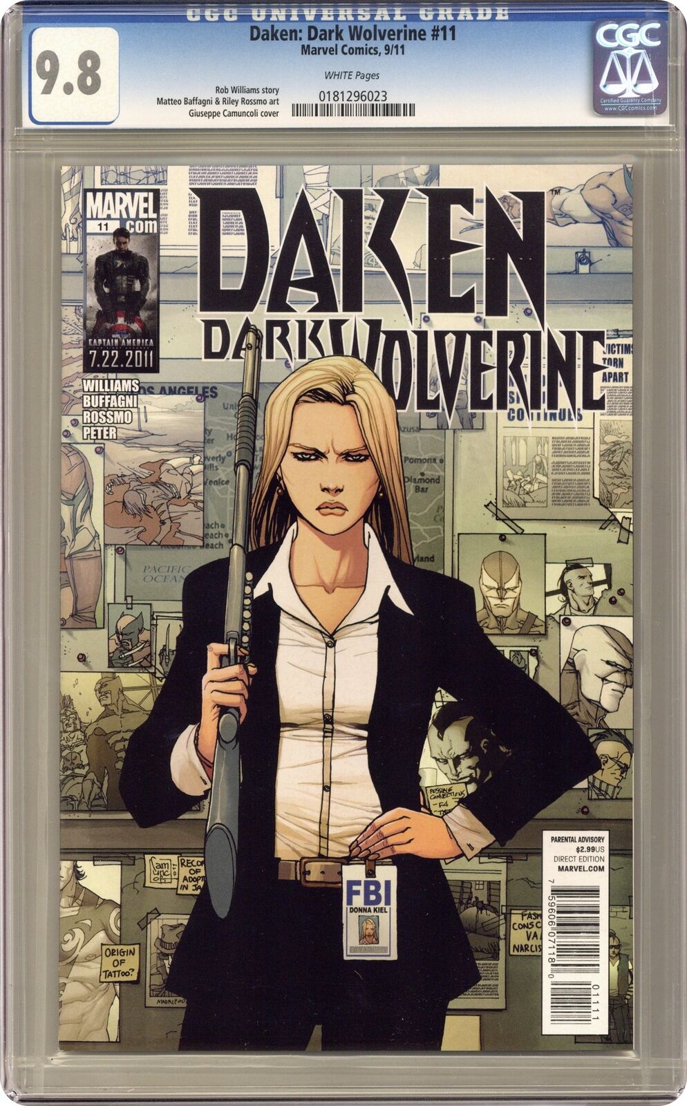 Daken Dark Wolverine #11 CGC 9.8 2011 0181296023